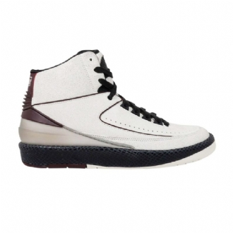 Air Jordan 2 A Ma Maniére Retro Sp Hvit Sort Bordeaux Herresko