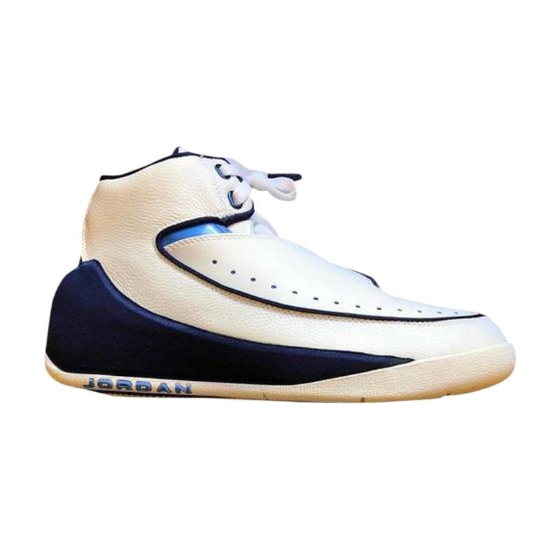 Air Jordan 2 Nu Hvit Marineblå Herresko