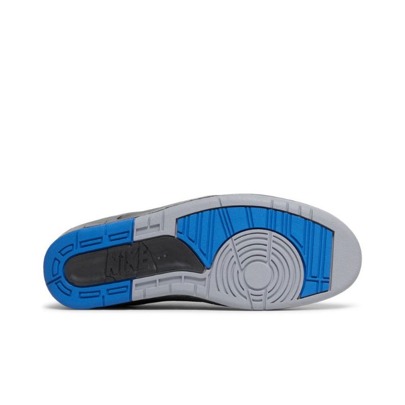 Air Jordan 2 Off-hvit Retro Low Sp Svart Blå Grå Herresko