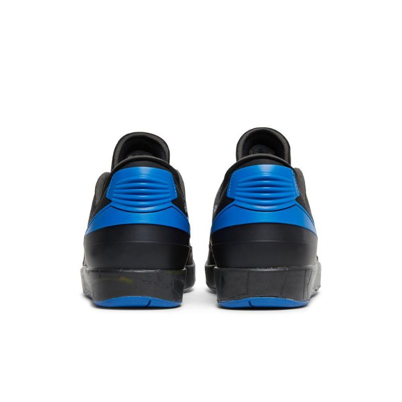 Air Jordan 2 Off-hvit Retro Low Sp Svart Blå Grå Herresko