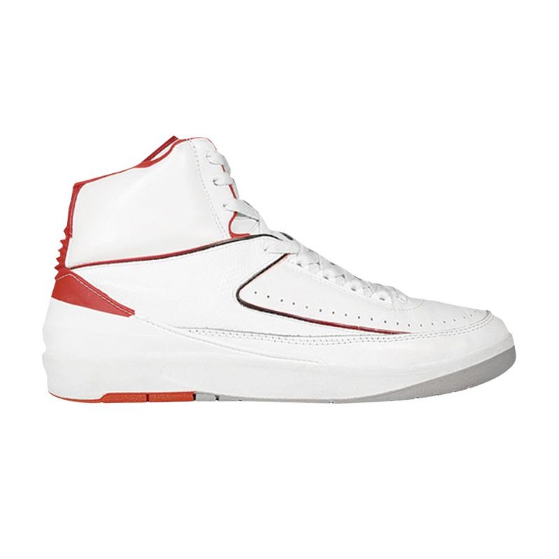 Air Jordan 2 Og Hvite Røde Herresko