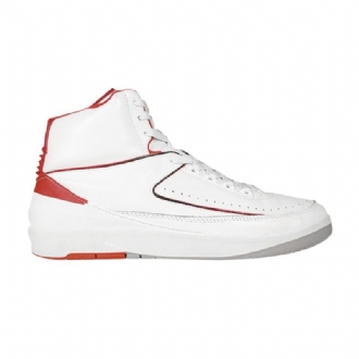 Air Jordan 2 Og Hvite Røde Herresko