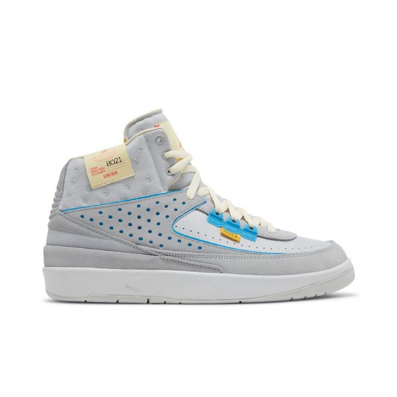 Air Jordan 2 Union La Retro Sp Gråblå Herresko