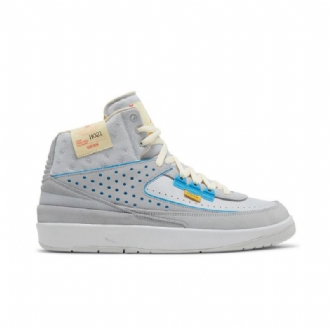 Air Jordan 2 Union La Retro Sp Gråblå Herresko