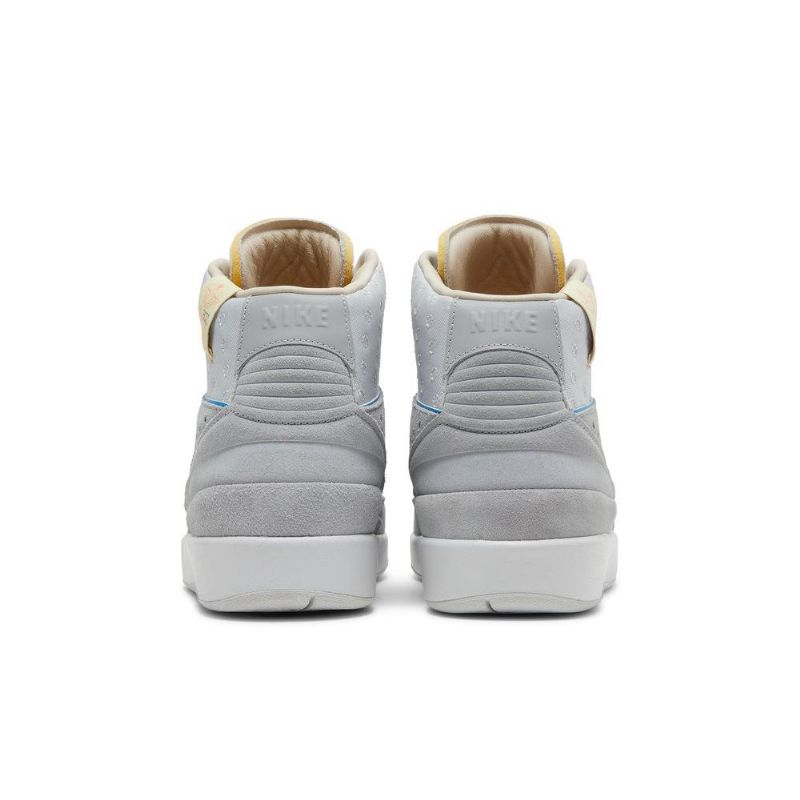 Air Jordan 2 Union La Retro Sp Gråblå Herresko