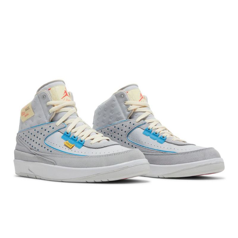 Air Jordan 2 Union La Retro Sp Gråblå Herresko