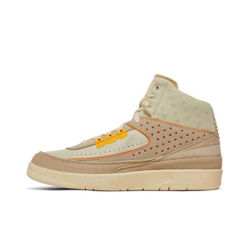 Air Jordan 2 Union La Retro Sp Khaki Oransje Herresko