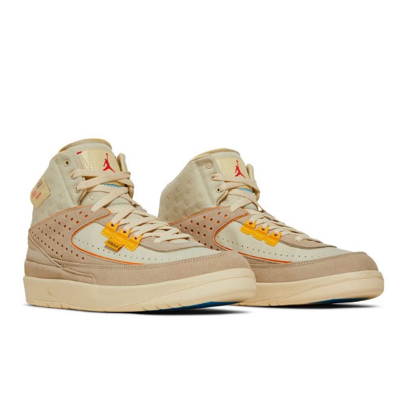 Air Jordan 2 Union La Retro Sp Khaki Oransje Herresko