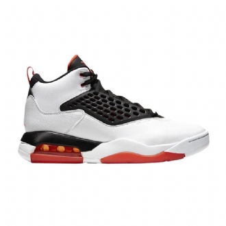 Air Jordan Maxin 200 Hvit Svart Oransje Herresko