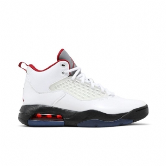 Air Jordan Maxin 200 Hvit Svart Rød Sølv Herresko