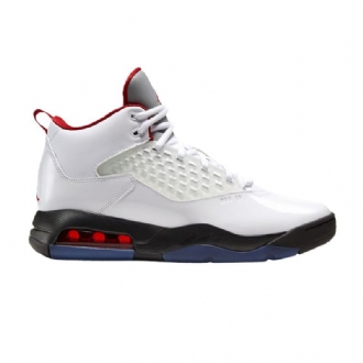 Air Jordan Maxin 200 Hvit Svart Rød Sølv Herresko