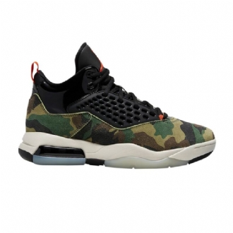 Air Jordan Maxin 200 Olivengrønn Svart Rød Herresko