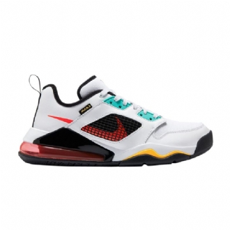Air Jordan Mars 270 Lav Hvit Grønn Oransje Svart Herresko
