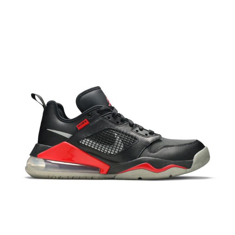 Air Jordan Mars 270 Lav Svart Rød Sølv Herresko