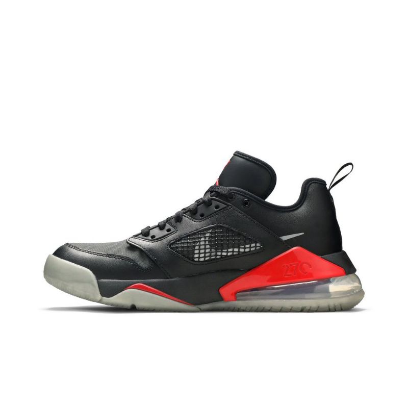 Air Jordan Mars 270 Lav Svart Rød Sølv Herresko