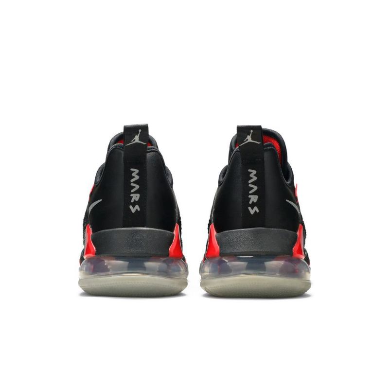 Air Jordan Mars 270 Lav Svart Rød Sølv Herresko