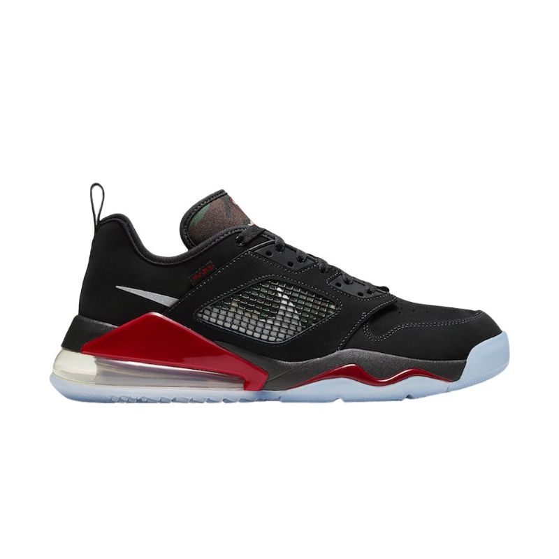 Air Jordan Mars 270 Lav Svart Rød Sølv Herresko