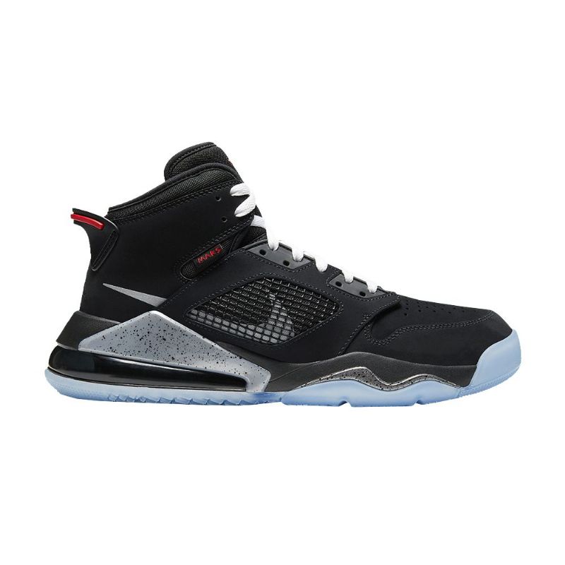 Air Jordan Mars 270 Svart Sølv Rød Herresko