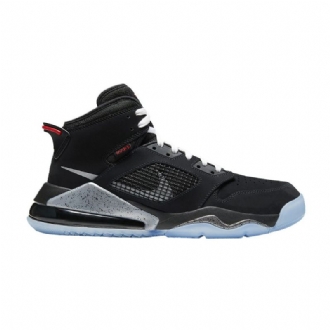 Air Jordan Mars 270 Svart Sølv Rød Herresko