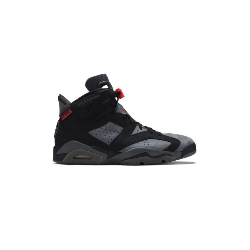 Air Jordan 6 Paris Saint-germain Retro Grå Svart Rød Herresko