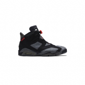 Air Jordan 6 Paris Saint-germain Retro Grå Svart Rød Herresko