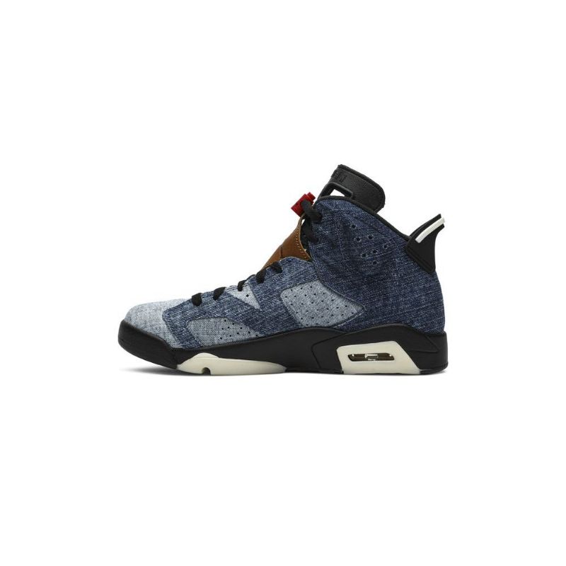 Air Jordan 6 Retro Blå Grå Brun Herresko