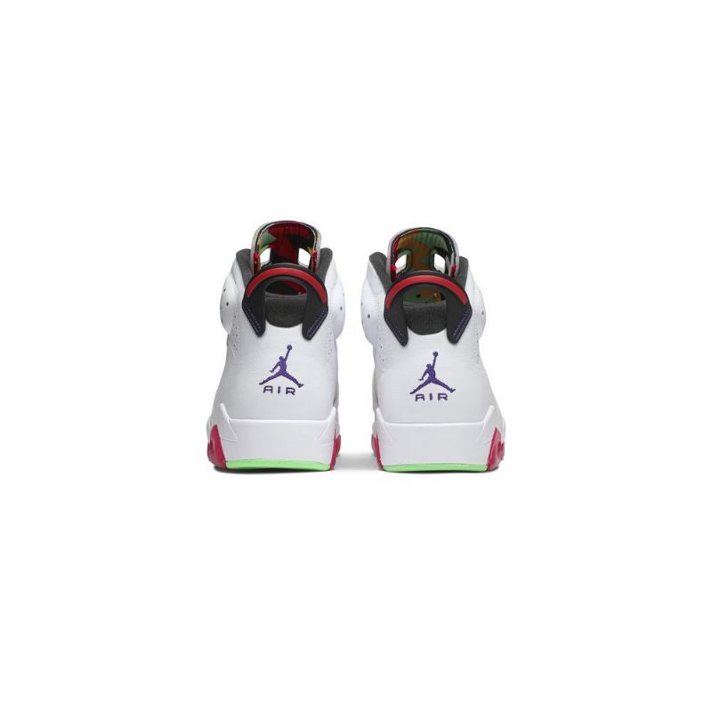 Air Jordan 6 Retro Hvit Grå Rød Svart Herresko