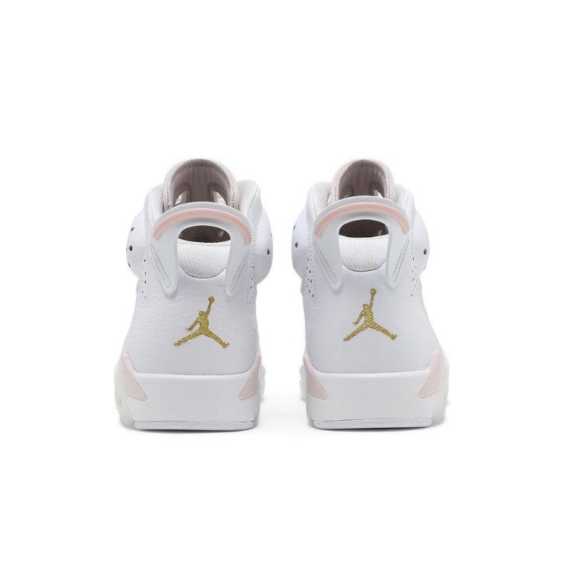 Air Jordan 6 Retro Hvitt Gull Damesko