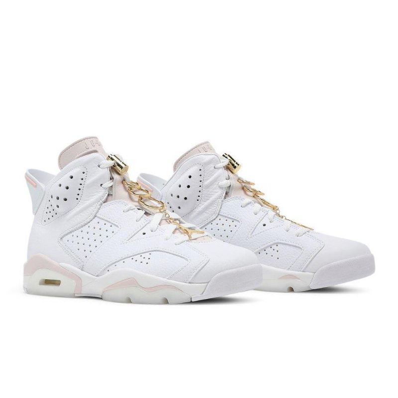 Air Jordan 6 Retro Hvitt Gull Damesko