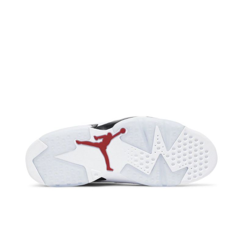 Air Jordan 6 Retro Og Hvit Rød Svart Herresko