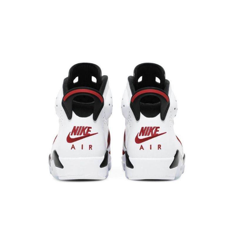 Air Jordan 6 Retro Og Hvit Rød Svart Herresko