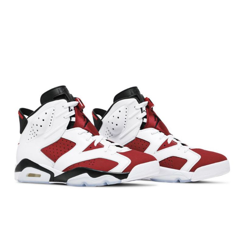 Air Jordan 6 Retro Og Hvit Rød Svart Herresko