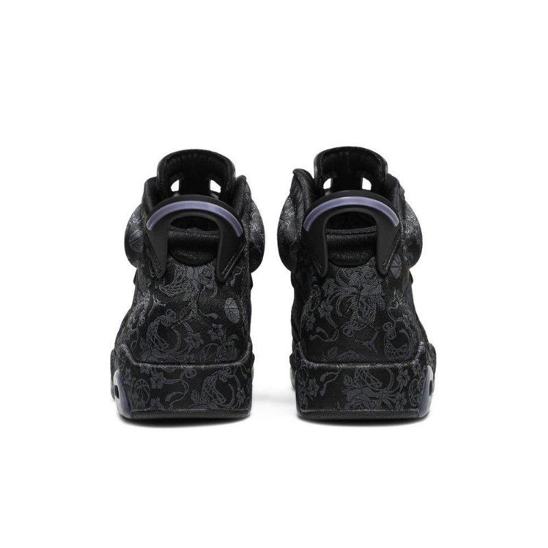 Air Jordan 6 Retro Svart Bordeaux Grå Damesko