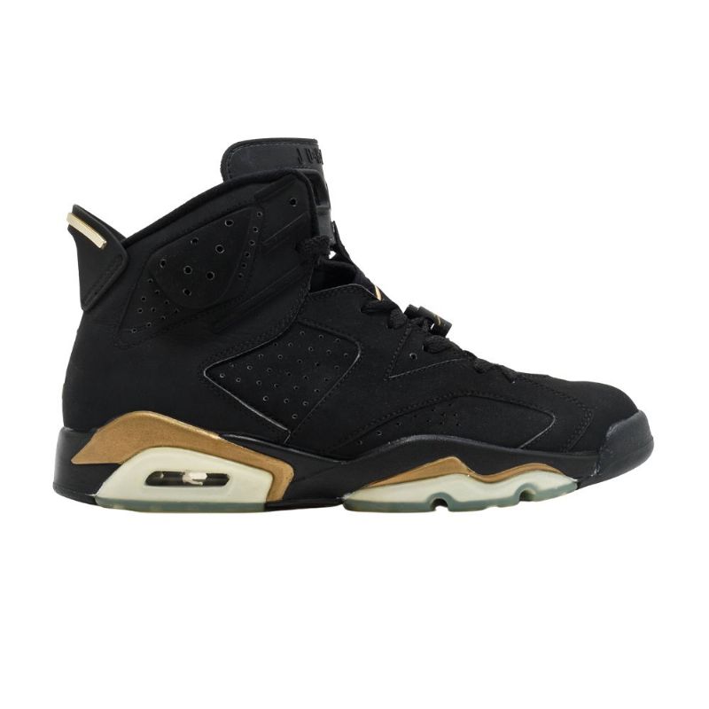 Air Jordan 6 Retro+ Svart Gull Herresko