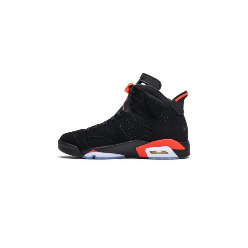 Air Jordan 6 Retro Svart Rød Herresko