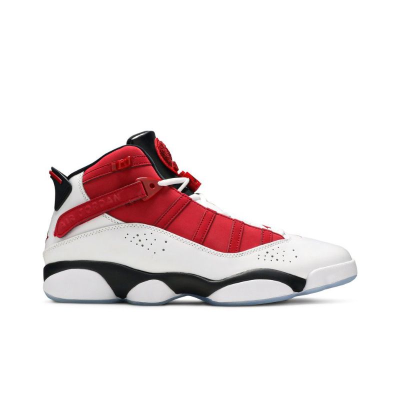Air Jordan 6 Ringer Hvit Rød Svart Herresko