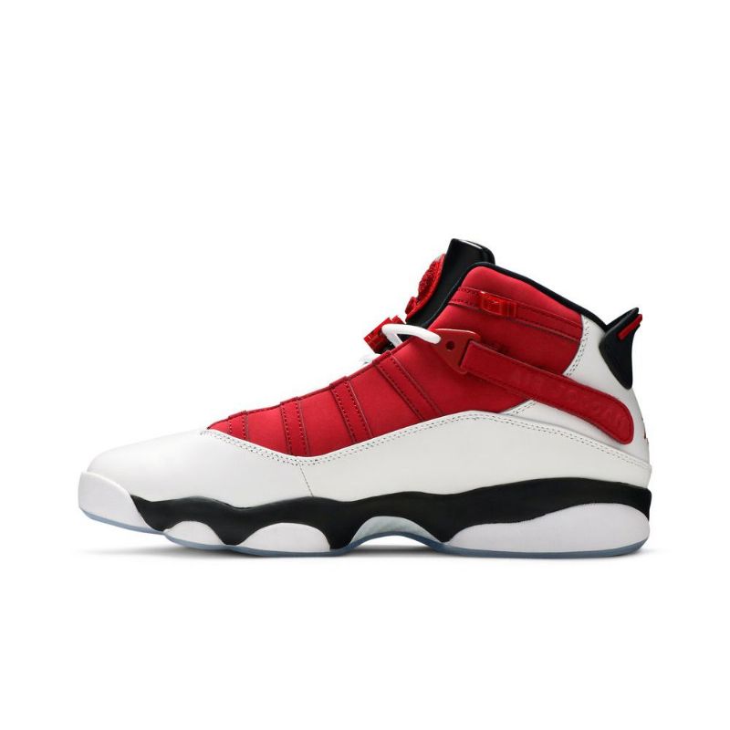 Air Jordan 6 Ringer Hvit Rød Svart Herresko