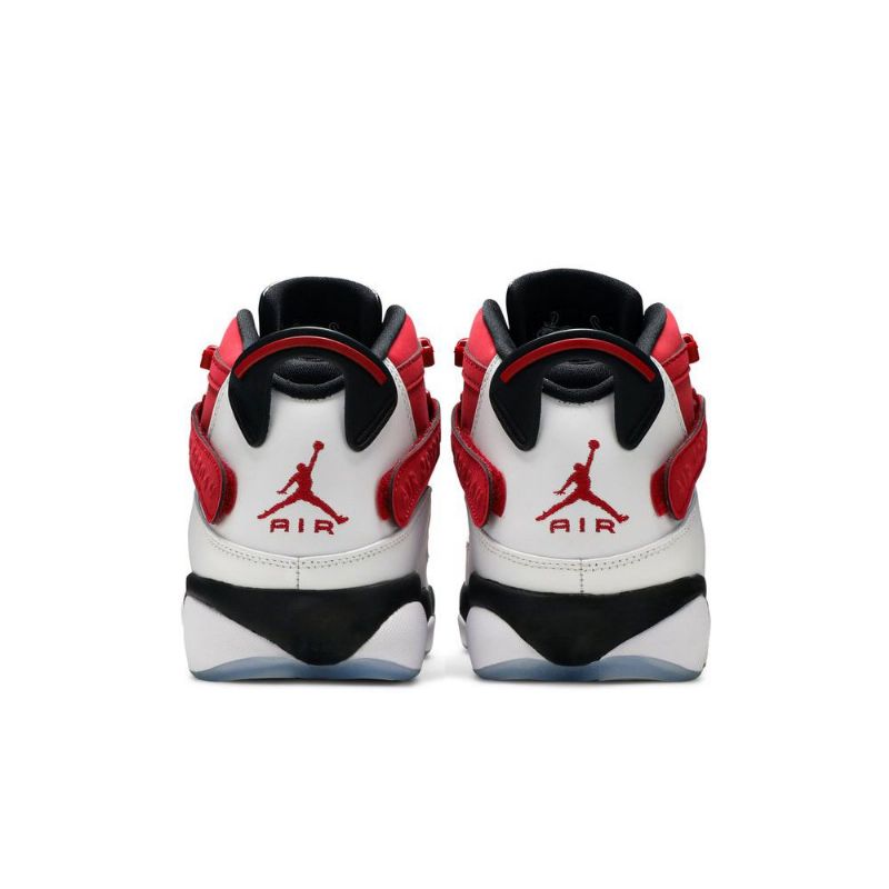 Air Jordan 6 Ringer Hvit Rød Svart Herresko
