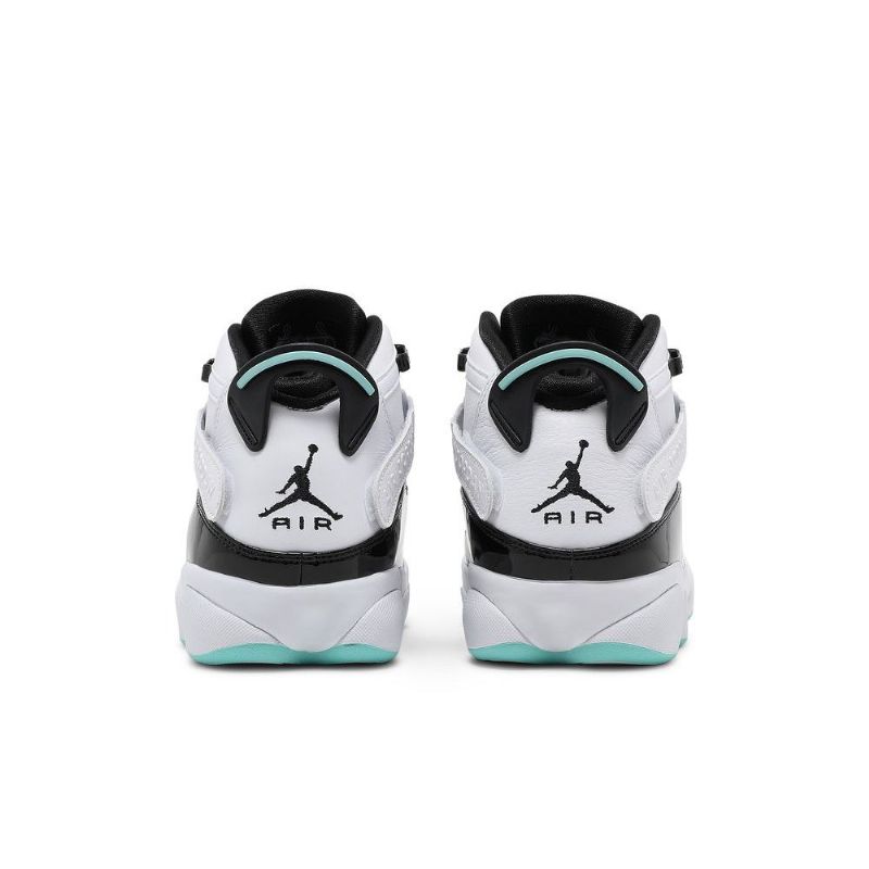 Air Jordan 6 Ringer Hvit Svart Blå Herresko