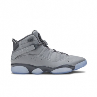 Air Jordan 6 Ringer Sølv Hvit Grå Herresko