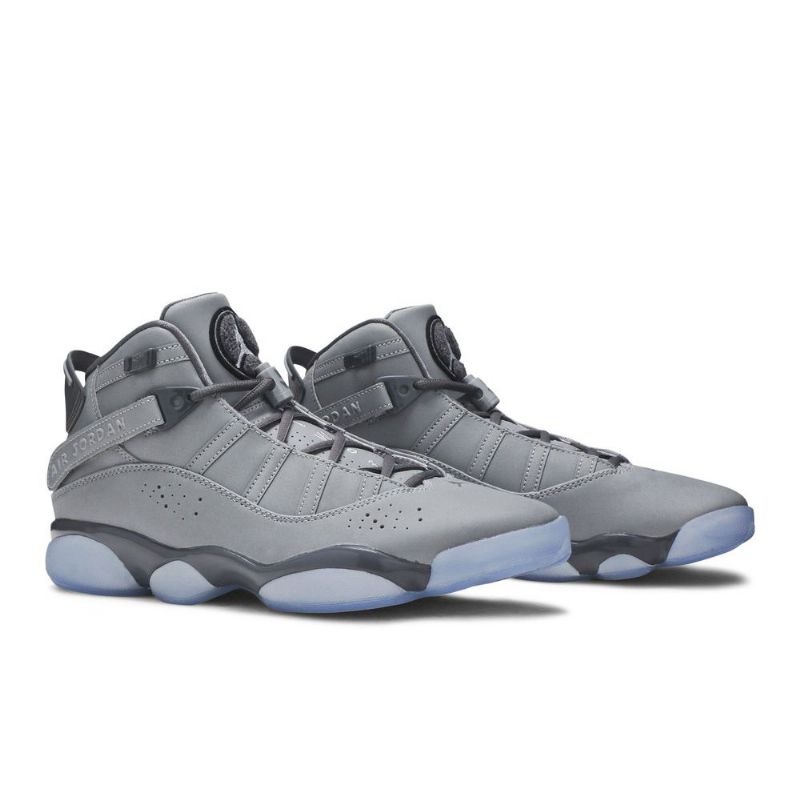 Air Jordan 6 Ringer Sølv Hvit Grå Herresko