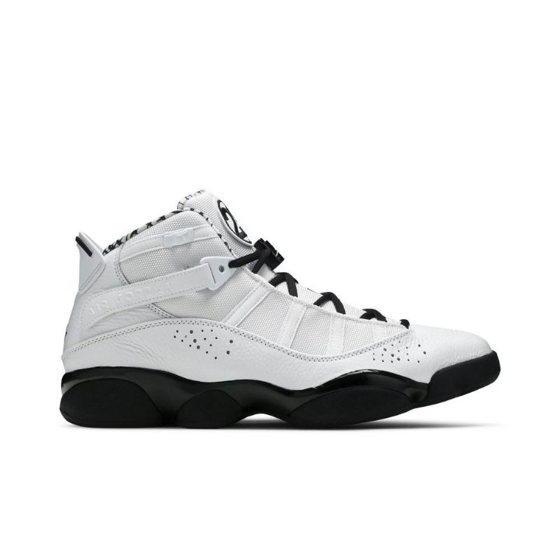 Air Jordan 6 Rings Hvit Svart Herresko