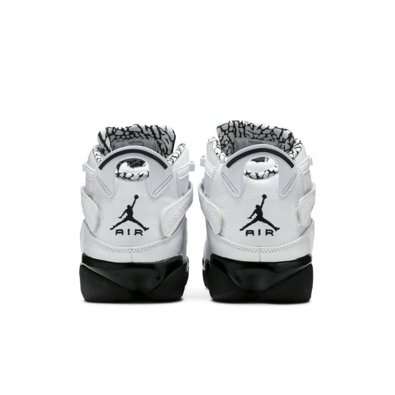Air Jordan 6 Rings Hvit Svart Herresko