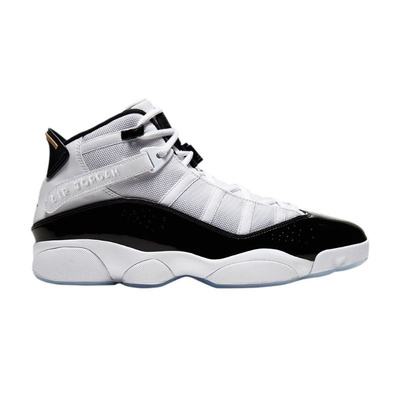 Air Jordan 6 Rings Hvit Svart Herresko