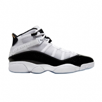 Air Jordan 6 Rings Hvit Svart Herresko