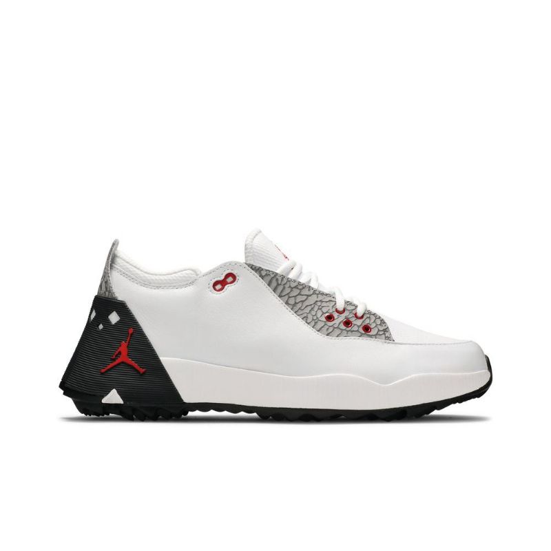 Air Jordan Adg 2 Hvit Svart Grå Rød Herresko