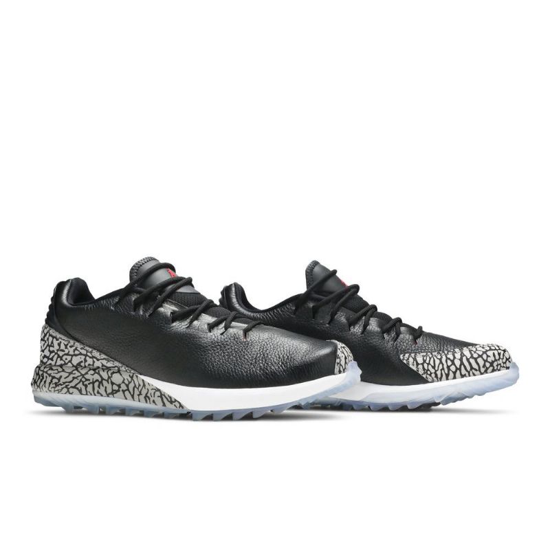 Air Jordan Adg Svart Hvit Grå Herresko