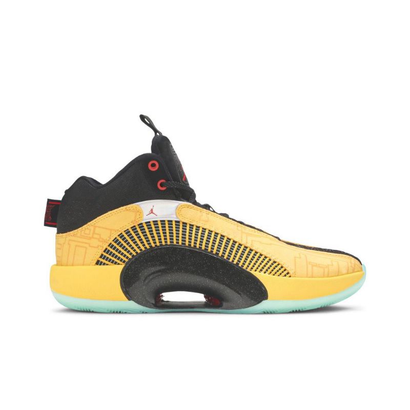 Air Jordan 35 Gull Svart Rød Herresko