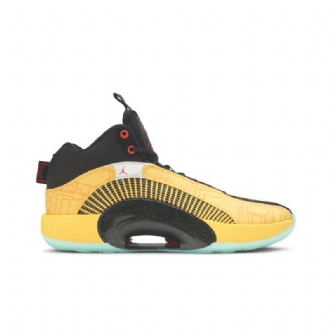 Air Jordan 35 Gull Svart Rød Herresko