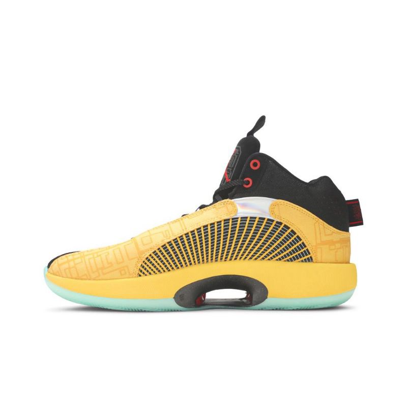 Air Jordan 35 Gull Svart Rød Herresko